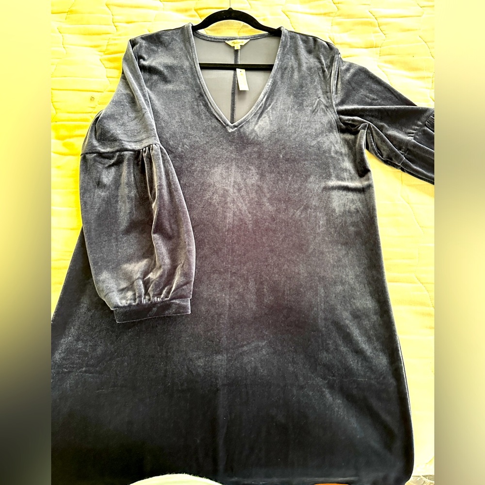 Madewell shift dress blue new with tags size L